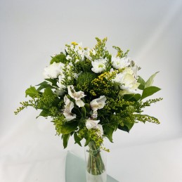 BOUQUET FRAIS BLANC VERT