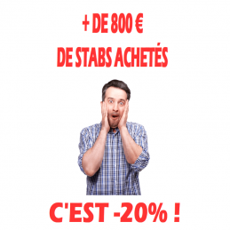 PLUS DE 800€ DE STABILISÉS...