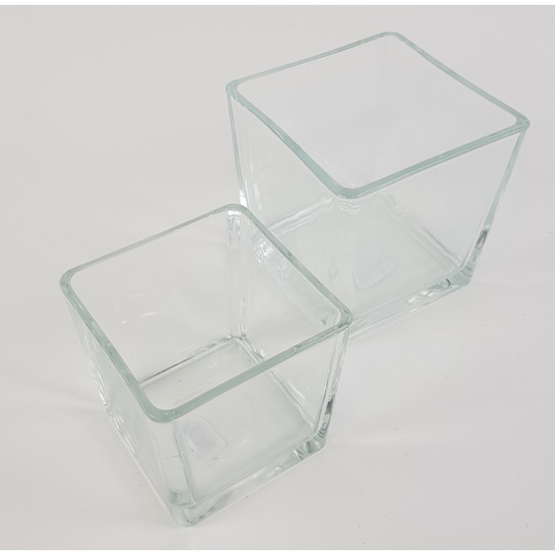 VASE CUBE EN VERRE "SQUARE"